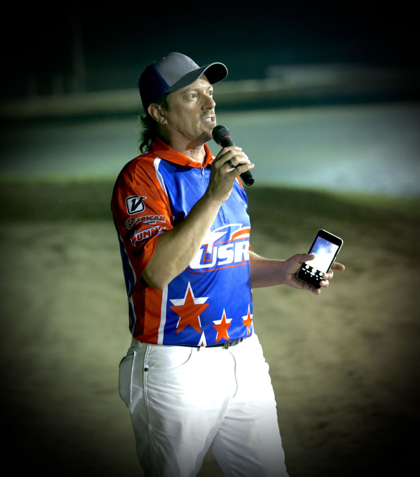 Mississippi Fast Track Thunder announcer Dan Bailey